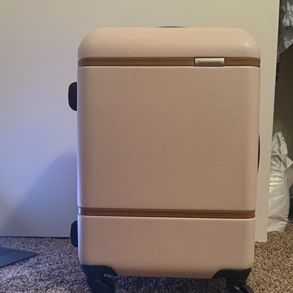 Samsonite Pink and Brown Luggage